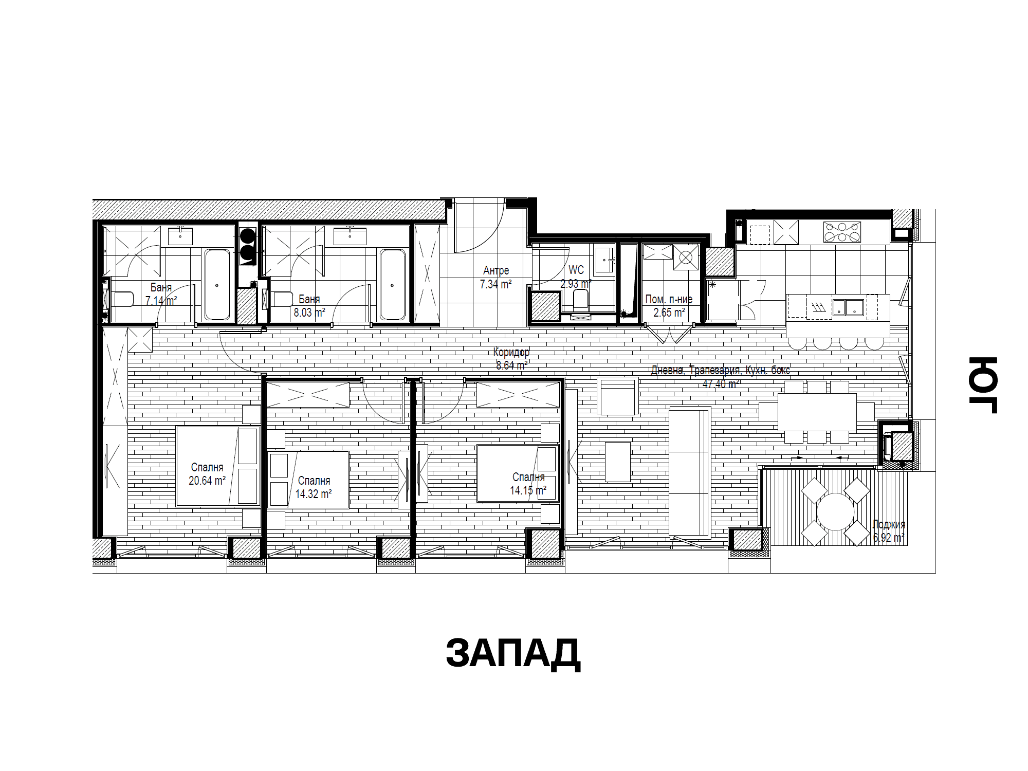 Apartment 133 Layout