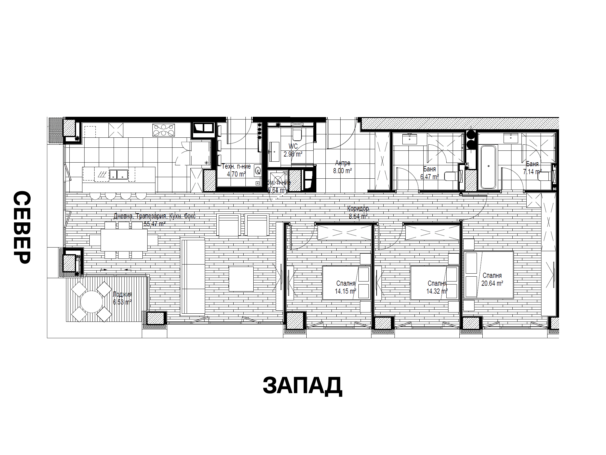 Apartment 44 Layout